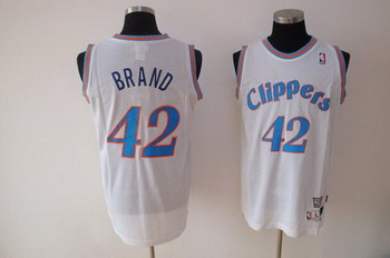 Los Angeles Clippers 42 BRAND white SWINGMAN jerseys Cheap