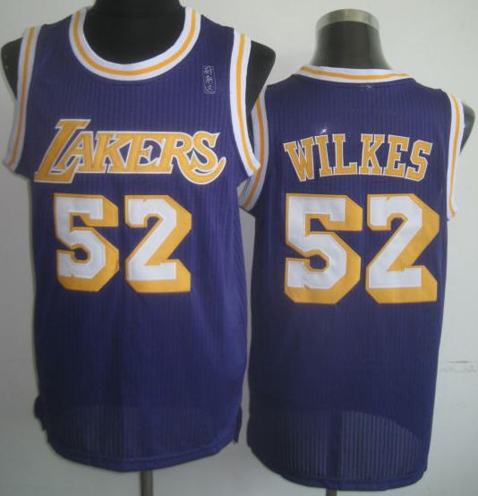 Los Angeles Lakers 52 Jamaal Wilkes Purple Hardwood Classics Revolution 30 NBA Jerseys Cheap