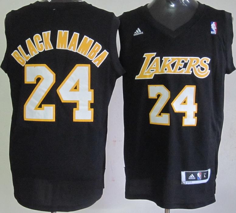 Los Angeles Lakers 24 Kobe Bryant Black Mamba Fashion Swingman Black NBA Jerseys Los Angeles Lakers 24 Kobe Bryant Black Mamba Fashion Swingman Black NBA Jerseys