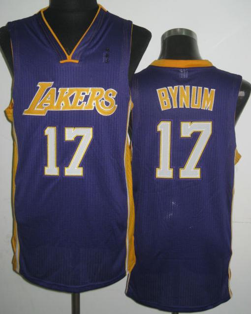 Los Angeles Lakers 17 Andrew Bynum PurpleRevolution 30 NBA Jerseys Cheap