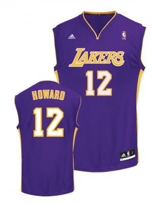 Los Angeles Lakers 12# Dwight Howard Purple Swingman NBA Jerseys Cheap