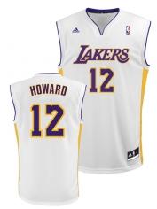 Los Angeles Lakers 12# Dwight Howard White Swingman NBA Jerseys Cheap
