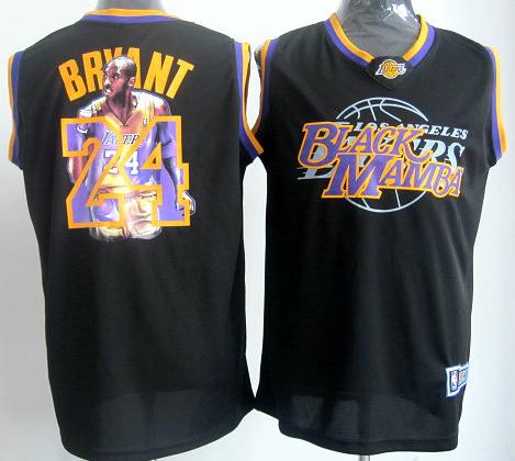 Los Angeles Lakers 24 Kobe Bryant Notorious Fashion NBA Jersey Cheap