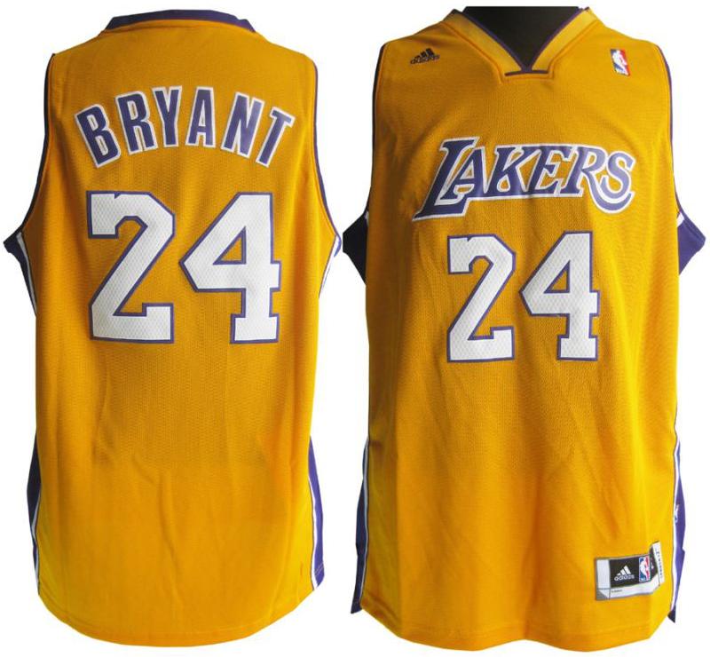 Revolution 30 Los Angeles Lakers 24 Kobe Bryant Yellow Swingman Jersey Cheap