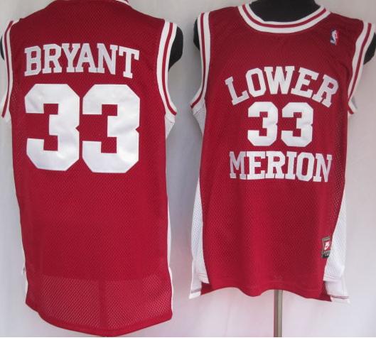 Lower Merion 33 Kobe Bryant Red Jersey