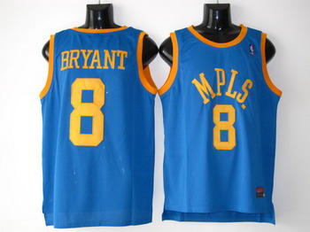 Los Angeles Lakers 8 Bryant Blue Swingman Jerseys Mpls