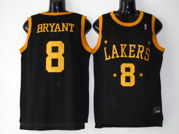 Los Angeles Lakers 8 Bryant Black Swingman Jerseys Cheap