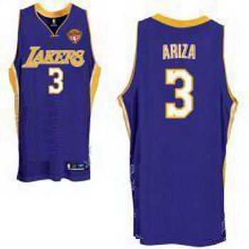 Los Angeles Lakers 3 Trevor Ariza Stitched Purple 2010 Finals Jersey Cheap