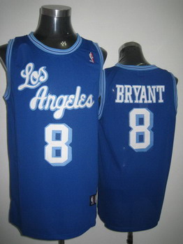 Los Angeles Lakers 8 Bryant blue jerseys Los Angeles Lakers 8 Bryant blue jerseys