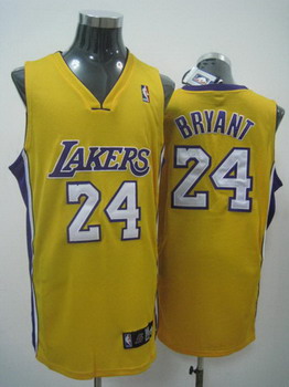 Los Angeles Lakers 24 Bryant yellow jerseys Cheap