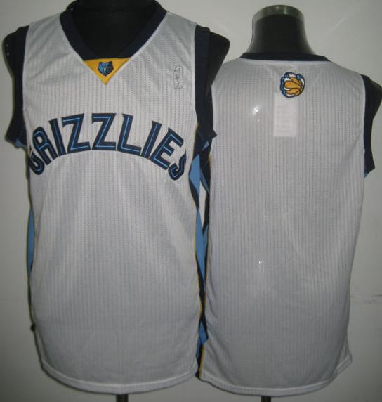 Memphis Grizzlies Blank White Revolution 30 NBA Jerseys