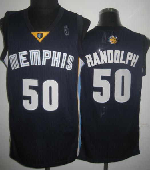Memphis Grizzlies 50 Zach Randolph Dark Blue Revolution 30 NBA Jerseys