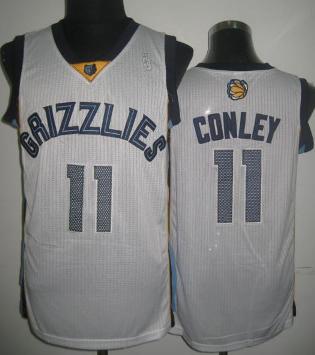 Memphis Grizzlies 11 Michael Conley White Revolution 30 NBA Jerseys