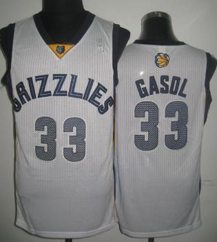 Memphis Grizzlies 33 Marc Gasol White Revolution 30 NBA Jerseys Cheap