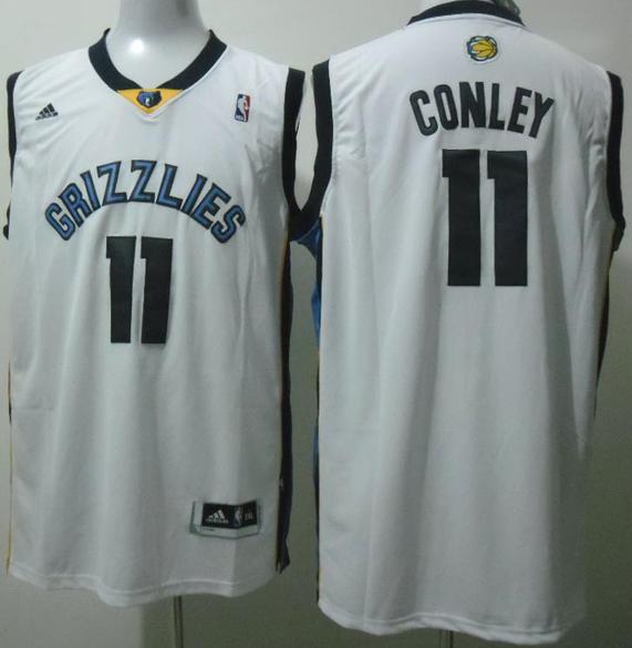 Memphis Grizzlies 11 Michael Conley White Revolution 30 Swingman NBA Jerseys