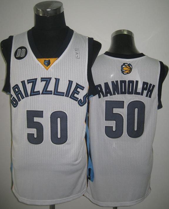Memphis Grizzlies 50 Zach Randolph White Revolution 30 NBA Jerseys