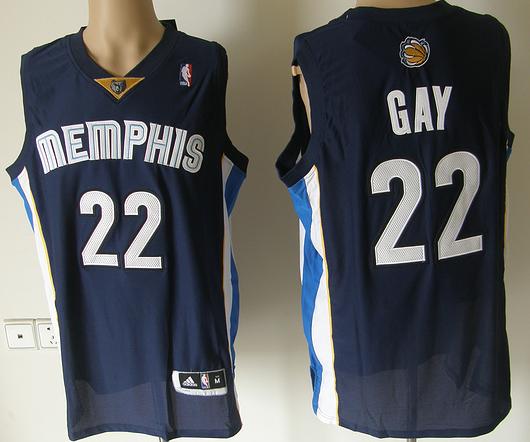 Memphis Grizzlies 22 GAY Blue Revolution 30 NBA Jerseys Cheap