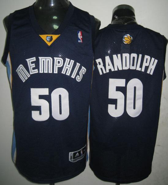 Memphis Grizzlies 50 Zach Randolph Blue Jersey