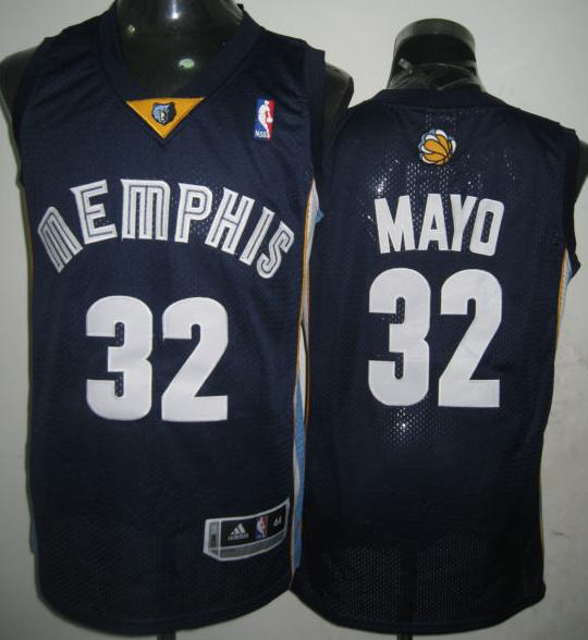 Memphis Grizzlies 32 Mayo Blue Jersey