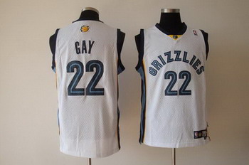 Memphis Grizzlies 22 GAY white SWINGMAN jerseys Cheap
