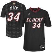 Miami Heat 34 Ray Allen 2014 Latin Nights Black Swingman NBA Jerseys Cheap