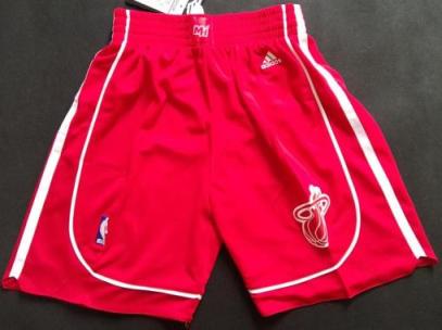 Miami Heat Full Red Revolution 30 Swingman Shorts Cheap