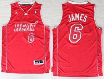 Miami Heat 6 LeBron James Full Red Revolution 30 Swingman NBA Jerseys Miami Heat 6 LeBron James Full Red Revolution 30 Swingman NBA Jerseys