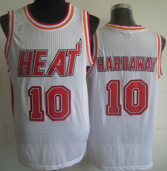 Miami Heat 10 Tim Hardaway White Hardwood Classics Revolution 30 NBA Basketball Jerseys Cheap