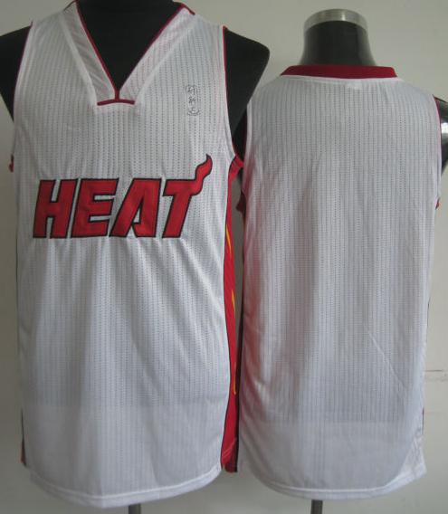 Miami Heat Blank White Revolution 30 NBA Jerseys Cheap