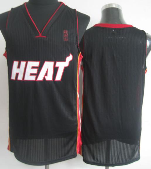 Miami Heat Blank Black Revolution 30 NBA Jerseys Cheap