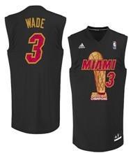 Miami Heat 3 Dwyane Wade 2013 Champions Black Revolution 30 Swingman NBA Jerseys