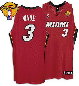 Miami Heat 3 Dwyane Wade Red Revolution 30 Swingman NBA Jerseys With 2013 Finals Patch Cheap