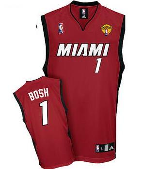 Miami Heat 1 Chris Bosh Red Revolution 30 Swingman NBA Jerseys With 2013 Finals Patch Cheap