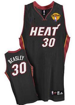 Miami Heat 30 Michael Beasley Black NBA Jerseys With 2013 Finals Patch Cheap