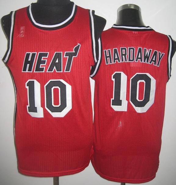 Miami Heat 10 Tim Hardaway Red Hardwood Classics Revolution 30 NBA Basketball Jerseys Cheap