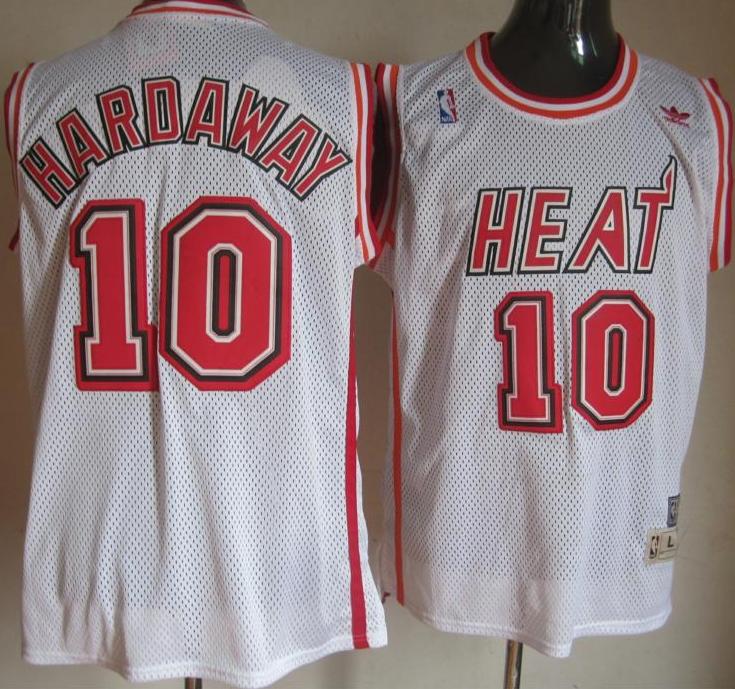 Miami Heat 10 Tim Hardaway White Soul Swingman Throwback NBA Jerseys Cheap