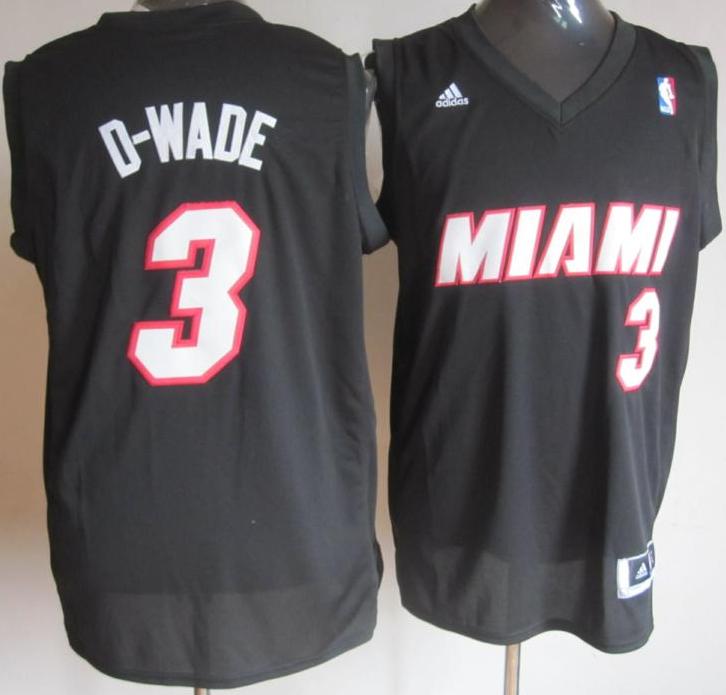 Miami Heat 3 Dwyane Wade Black D-Wade Fashion Swingman NBA Jerseys Miami Heat 3 Dwyane Wade Black D-Wade Fashion Swingman NBA Jerseys
