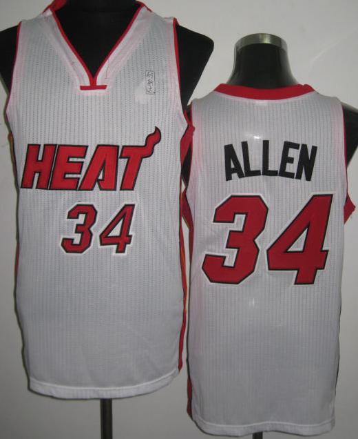 Miami Heat #34 Ray Allen White Revolution 30 NBA Jerseys Cheap
