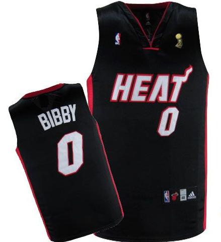Miami Heat 0 Mike Bibby Black 2012 Fianls Champions NBA Jerseys Cheap