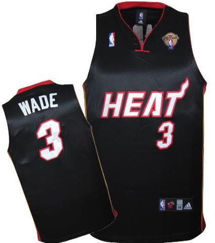 Miami Heat 3 Dwyane Wade Black 2012 Fianls NBA Jerseys Cheap