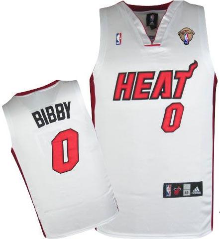 Miami Heat 0 Mike Bibby White 2012 Fianls NBA Jerseys Cheap