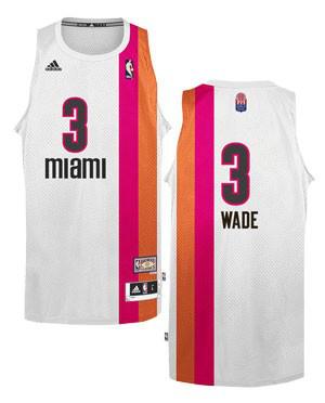 Miami Floridians 3 Dwyane Wade ABA Hardwood Classic Swingman Jersey