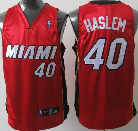 Miami Heat 40 Udonis Haslem Red NBA Jerseys Cheap