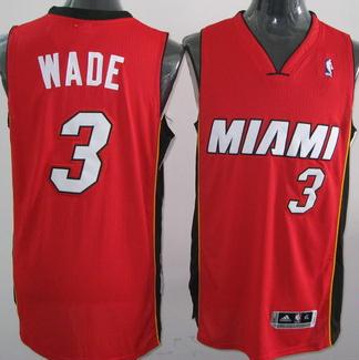 Revolution 30 Miami Heat 3 Dwyane Wade Red Jersey