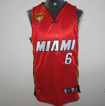 Miami Heat 6 LeBron James Red 2011 NBA Finals Jersey Cheap