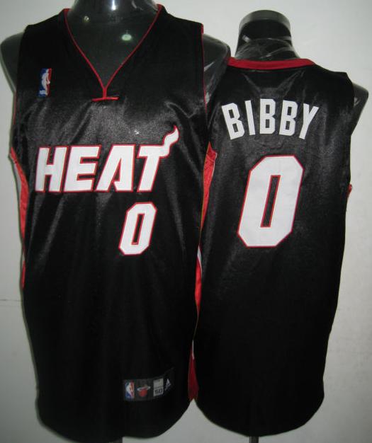 Miami Heat 0 Bibby Black Jersey Cheap