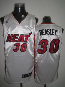 Miami Heat 30 BEASLEY white Swingman jerseys