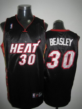 Miami Heat 30 BEASLEY black Swingman jerseys