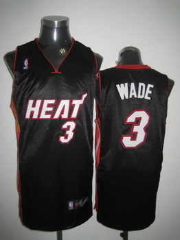 Miami Heat 3 Wade black Swingman jerseys Miami Heat 3 Wade black Swingman jerseys