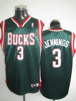 Milwaukee Bucks JENNINGS green jerseys Cheap